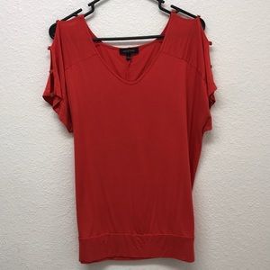 Rust orange dolman top